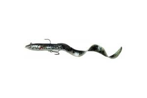 Силикон Savage Gear 4D Real Eel 300mm 80.0g Черный/Серый (1013-1854.17.19)