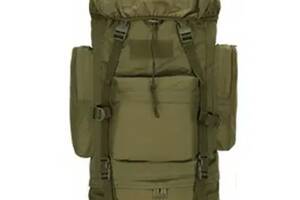 Тактический рюкзак с дождевиком и внутренней рамой Military 65 л Олива