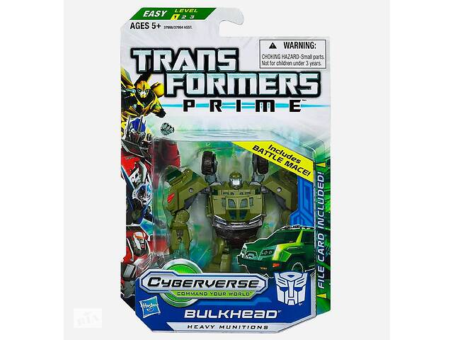 Трансформер автобот Hasbro Балкхэд 'Трансформеры Прайм' - Bulkhead, Transformers Prime, Cyberverse, Commander
