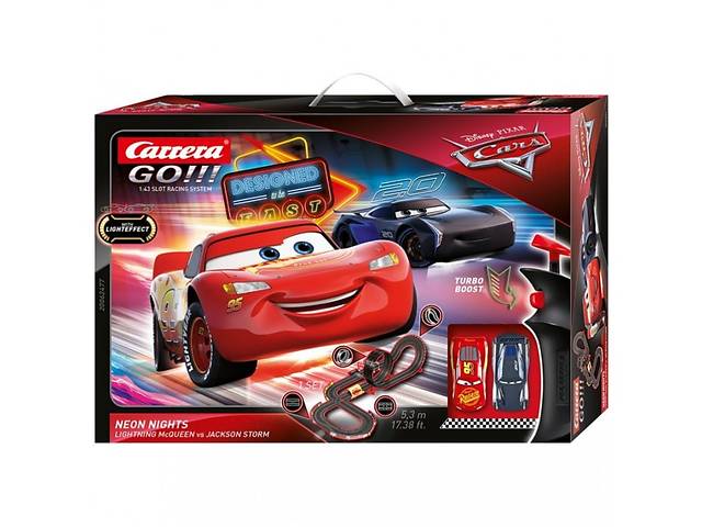 Трек для машинок Carrera Go Disney Pixar Cars Neon nights 62477