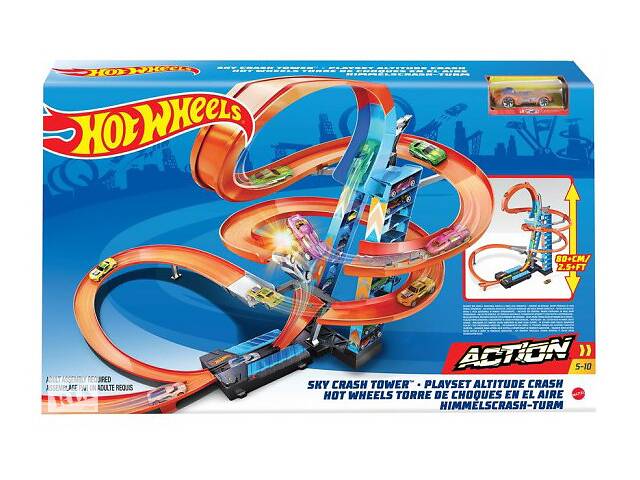 Трек гоночный Hot Wheels Action Хмарочос Mattel IR78162