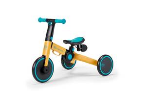 Трехколесный велосипед беговел 3в1 KiderKraft 4TRIKE Primrose Yellow