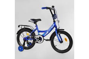 Велосипед 16' дюймов 2-х колёсный 'CORSO' MAXIS-16374 (1) ручной тормоз, звоночек, сидение с ручкой, д...