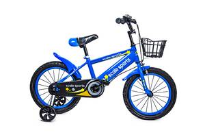 Велосипед 16 Scale Sports Синий T13 Ручной и Дисковый Тормоз (1108720899)