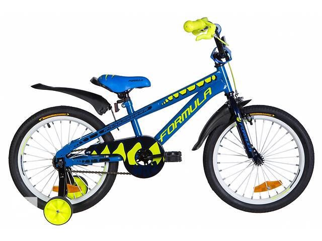 Велосипед 18' Formula WILD 2021 (синий с желтым)