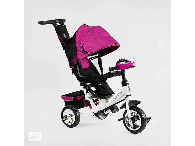 Велосипед 3-х детский колесный Best Trike Колесо пена фара Pink (131778)