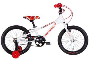 Велосипед AL 18' Formula SLIM рама- 2022 (белый с красным)