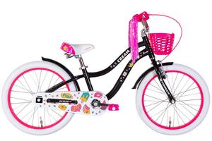Велосипед 20' Formula CREAM 2022 (черный с розовым)