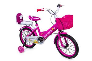 Велосипед детский 16 'Scale Sports' T15 ручной и дисковый тормоз Pink (417961691)