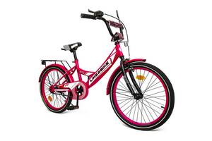 Велосипед дитячий 2-х колісний 20" 212004 (RL7T) Like2bike Sky, рожевий, рама сталь, з дзвінком