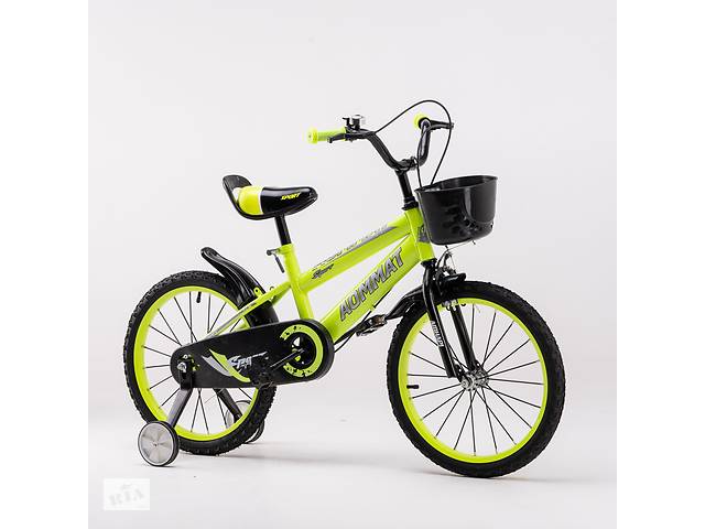 Велосипед детский AMHAPI DOG080704 18' Желтый (2000989609339)