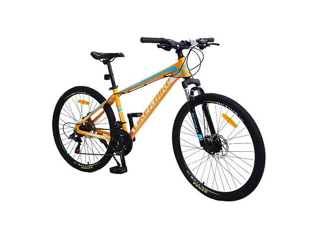 Велосипед дорослий 'Active 1.0' LIKE2BIKE A212602 колеса 26' оранжевий рама алюміній 15'