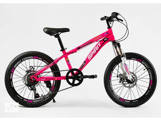 Велосипед Спортивный Corso SPIRIT 20' 7 скоростей Pink (137732)