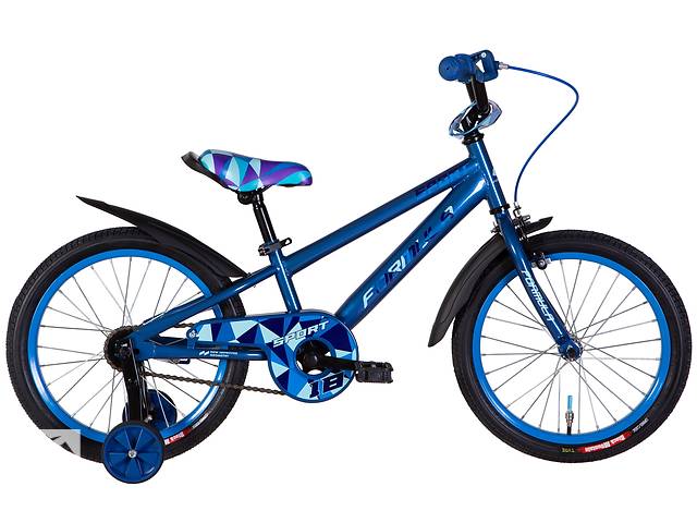 Велосипед ST 18' Formula SPORT рама- с крылом Pl 2022 (синий с голубым)
