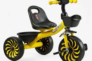 Велосипед трехколесный детский Best Trike 26/20 см 2 корзины Yellow (146098)