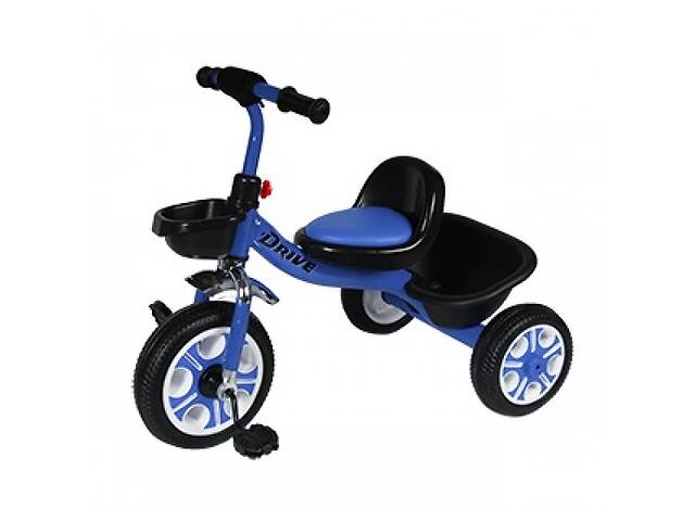 Велосипед трехколесный TILLY DRIVE T-318 Синий/Черный (MAS40487)