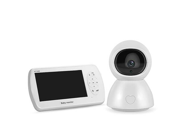 Видеоняня baby monitor беспроводная с большим 5' дюймовым монитором INQMEGA BM288, датчик температуры, подсветка, зап...