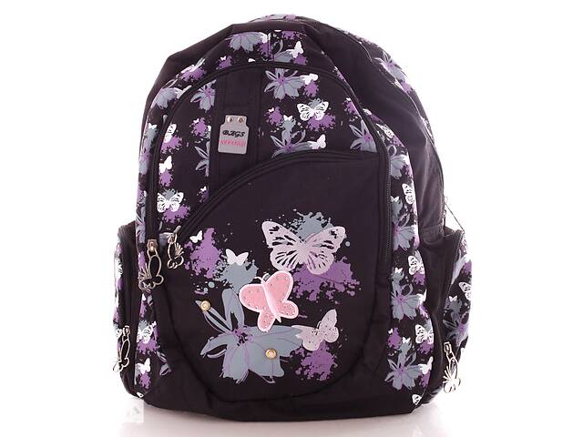 Яркий рюкзак Bag and backpack flowers, бабочки 15 л
