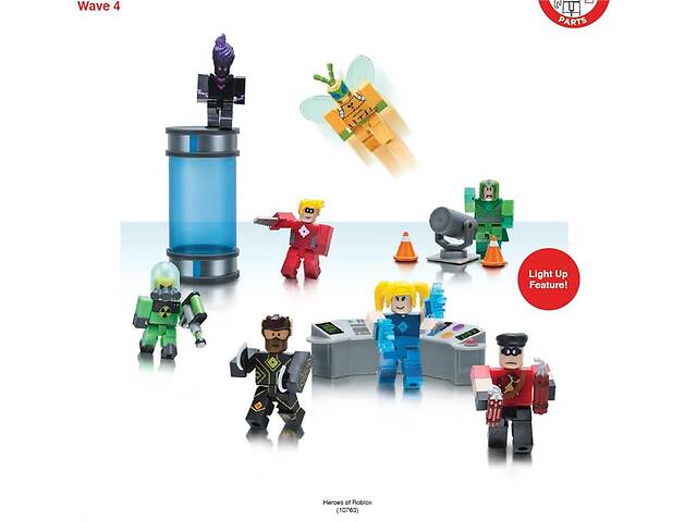 Игровая коллекционная фигурка Jazwares Roblox Environmental Set Heroes of Robloxia, набор 8 шт.