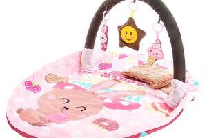 Игровой коврик кокон Tiibaby Portable Baby Bed 92 х 54 х 46 см Pink (142357)