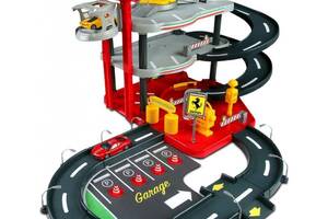Игровой набор Bburago Гараж Ferrari (3 уровня, 2 машинки 1:43) (18-31204)