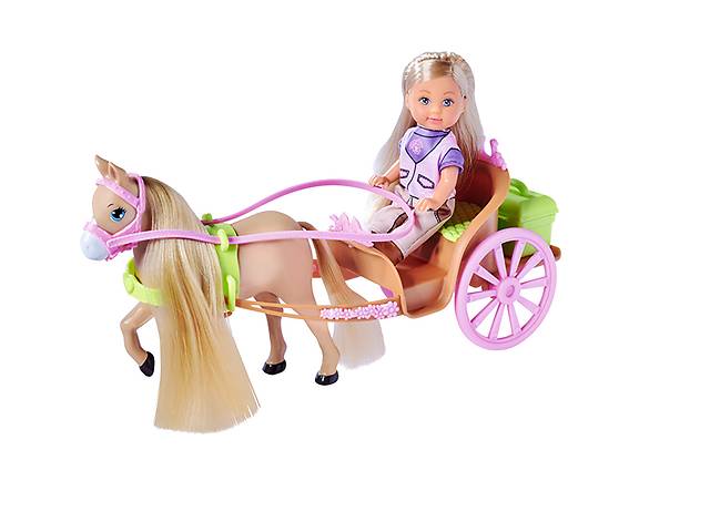 Игровой набор Эви в карете с лошадью и аксессуарами Simba OL227016