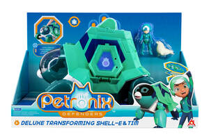 Игровой набор Petronix Defenders Фигурка-трансформер Шелли большая плюс фигурка Тима (123196)
