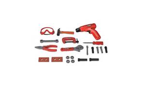 Игровой набор Tool Set Инструменты 8 предметов Black and Red (95120)