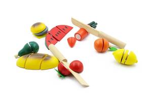 Игровой набор из дерева Мир деревянных игрушек Готовим завтрак (Д168)