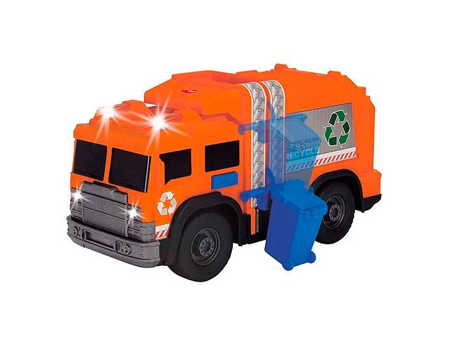 Игрушечный мусоровоз Dickie Toys 30 см с баком OL86837