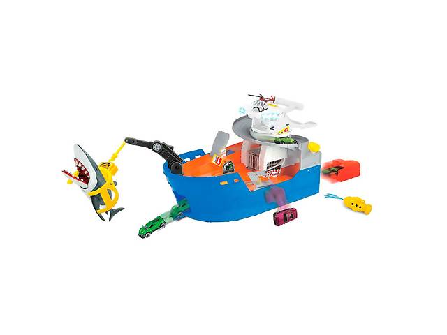 Игрушечный набор Dickie Toys Охота на акул с лодкой и аксессуарами OL86882
