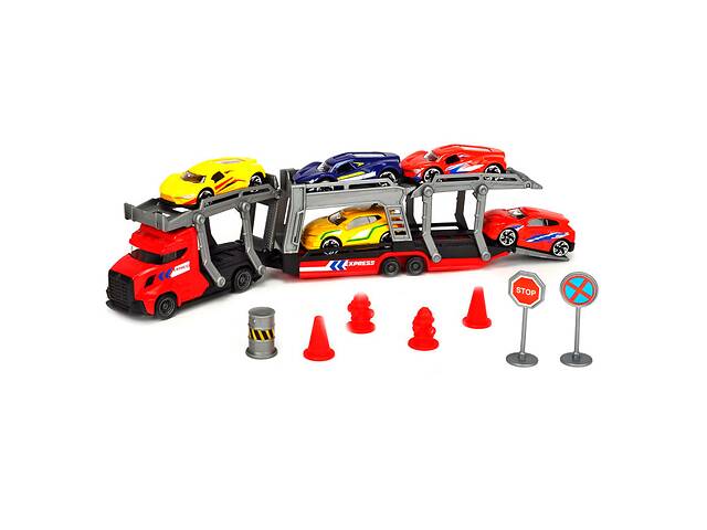 Игрушечный набор Dickie Toys Транспортер и 5 машинок OL86874