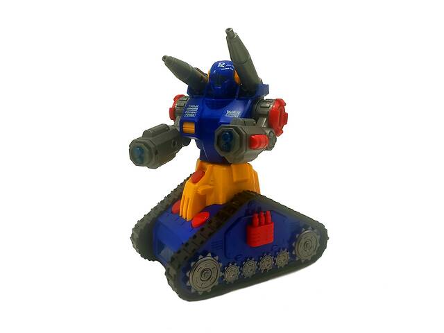 Іграшковий робот-трансформер ZR152 16*11*18,5 см (Синьо-жовтий)