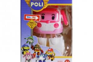 Іграшковий трансформер Робокар Полі 83168 робот + машинка (Рожевий)