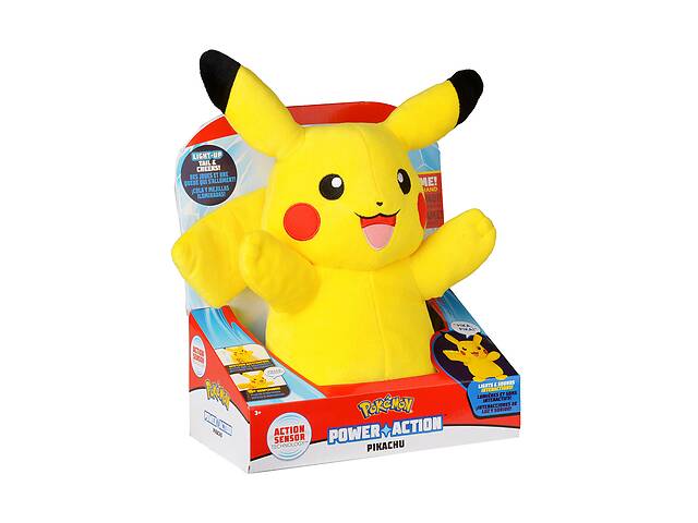 Игрушка мягкая интерактивная Pikachu 25 см Pokemon KD114318