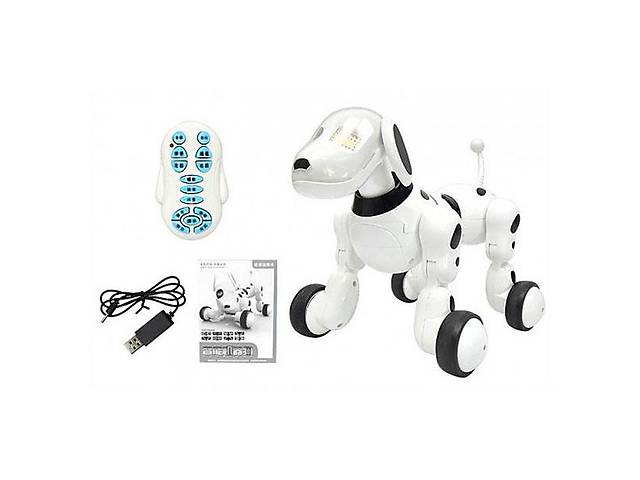 Игрушка Умная Собака робот с пультом и функцией движения, танцев, пения и режим обучения.XPRO Smart Puppy