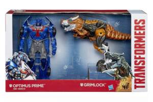 Игрушки трансфомеры 2в1 Hasbro Гримлок и Оптимус Прайм, 22 см - Grimlock & Optimus Prime Купи уже сегодня!