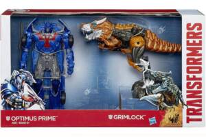 Игрушки трансфомеры 2в1 Hasbro Гримлок и Оптимус Прайм, 22 см - Grimlock & Optimus Prime Купи уже сегодня!