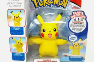 Интерактивная игрушка Pokemon Мой Друг покемон Пикачу с сенсорами, 11 см - My Partner Pikachu Купи уже