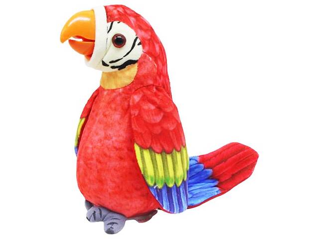 Интерактивная игрушка Попугай-повторюшка красный MIC (K4107)