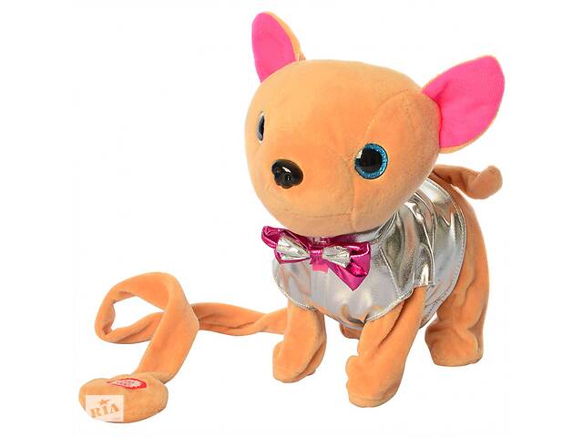 Интерактивная игрушка Собака Bambi M 4306 укр Серебристый