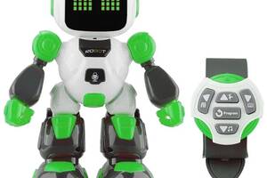 Интерактивный Говорящий Робот на Радиоуправлении Со Светом и Музыкой 3 в 1 Combuy Зелёный (743)
