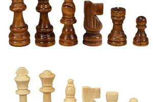 Запасной набор шахматных фигур OPT-TOP из дерева 32 шт 10см (1951405765)