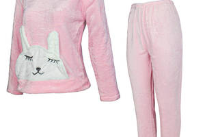 Женская пижама Lesko Bunny 2XL Розовый (10443-50325)