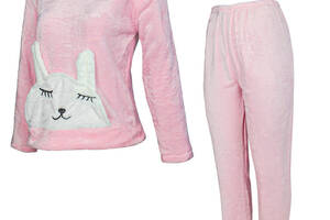 Женская пижама Lesko Bunny L Розовый (10443-54916)