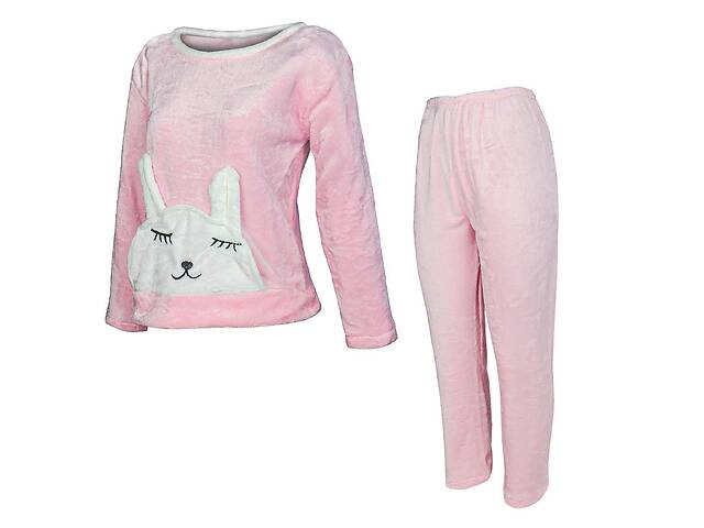 Женская пижама Lesko Bunny L Розовый (10443-54916)