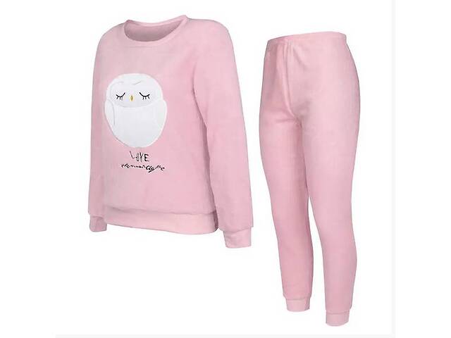 Женская пижама Lesko Owl Pink XL