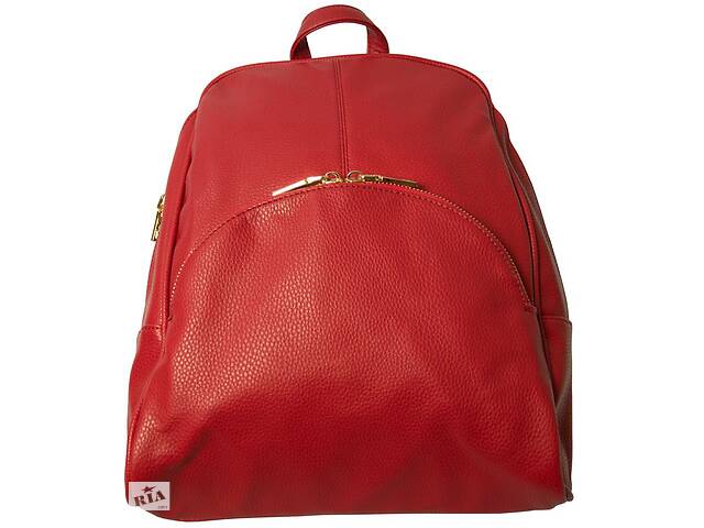 Женский рюкзак из кожзама Bag leatherette 1 red, красный 9 л