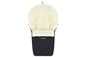 Зимний конверт Babyroom Wool N-8 black черный