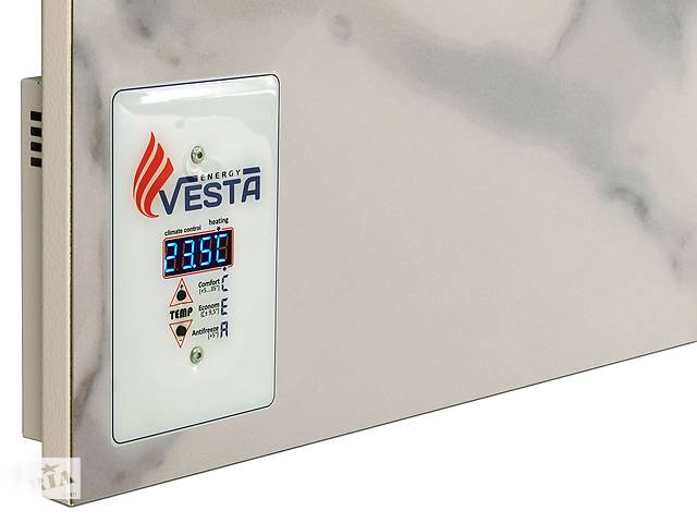 Инфракрасный умный Керамический Обогреватель Vesta Energy PRO 1000 с терморегулятором (программатором)